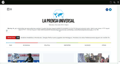 Desktop Screenshot of laprensauniversal.com