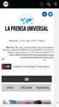Mobile Screenshot of laprensauniversal.com